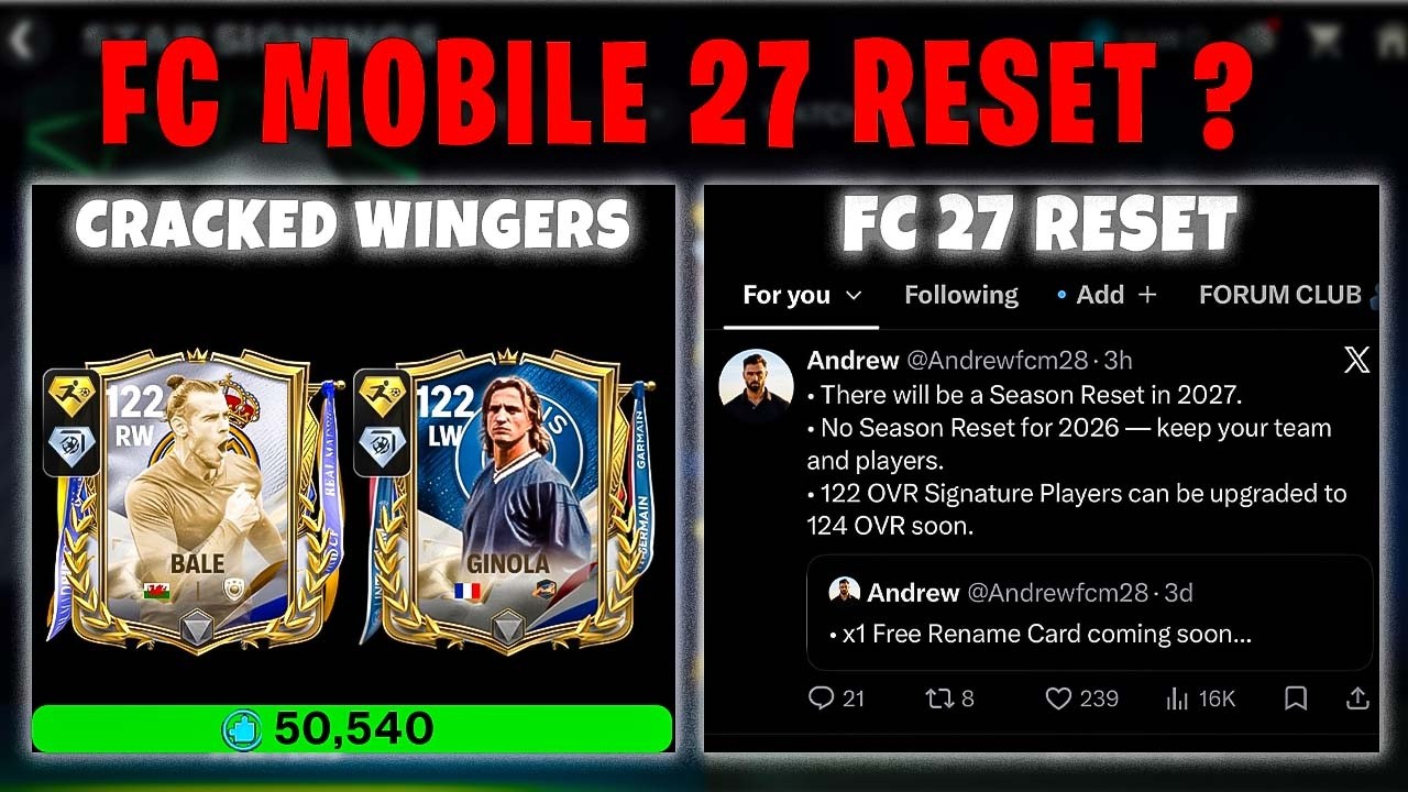 RESET IN FC MOBILE 27? | UPCOMING LEKAS IN FC MOBILE