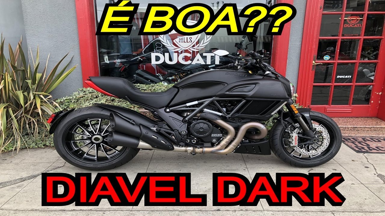 TESTEI A DUCATI DIAVEL DARK!