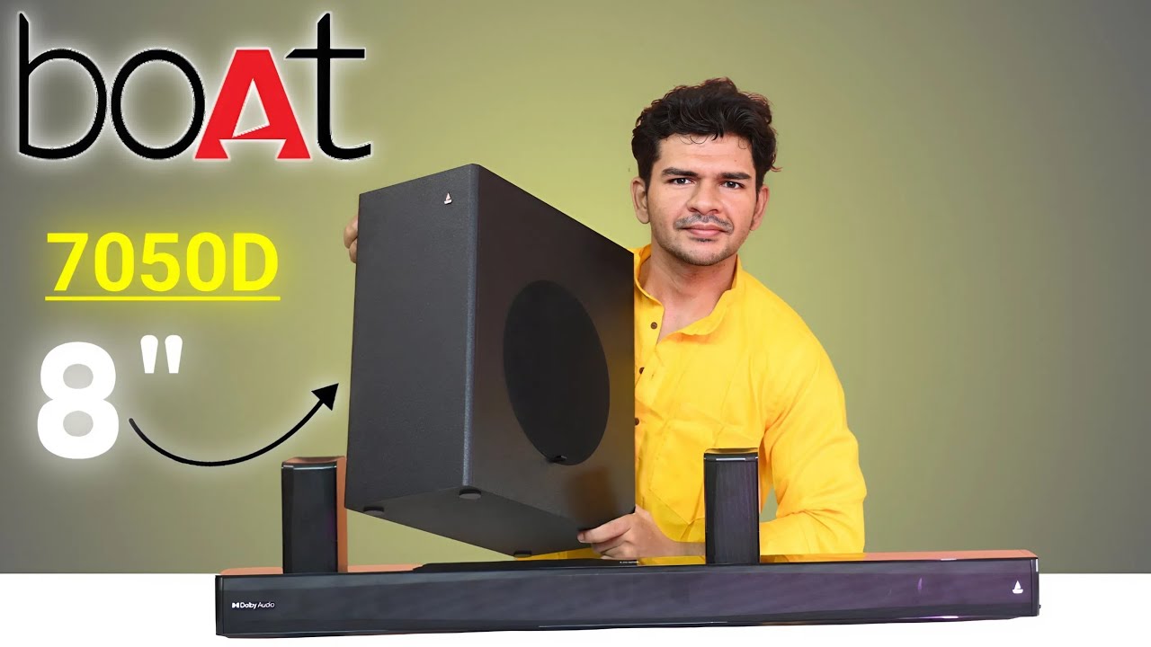Best 5.1 soundbar for bass lovers - BOAT Aavante prime 7050D sound test & review #UpgradetoboAt