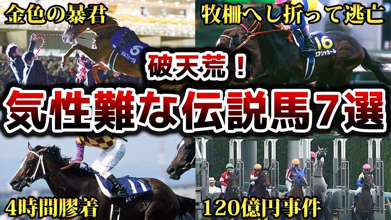 【競馬】伝説級！気性難のウマたちが起こした大事件まとめ