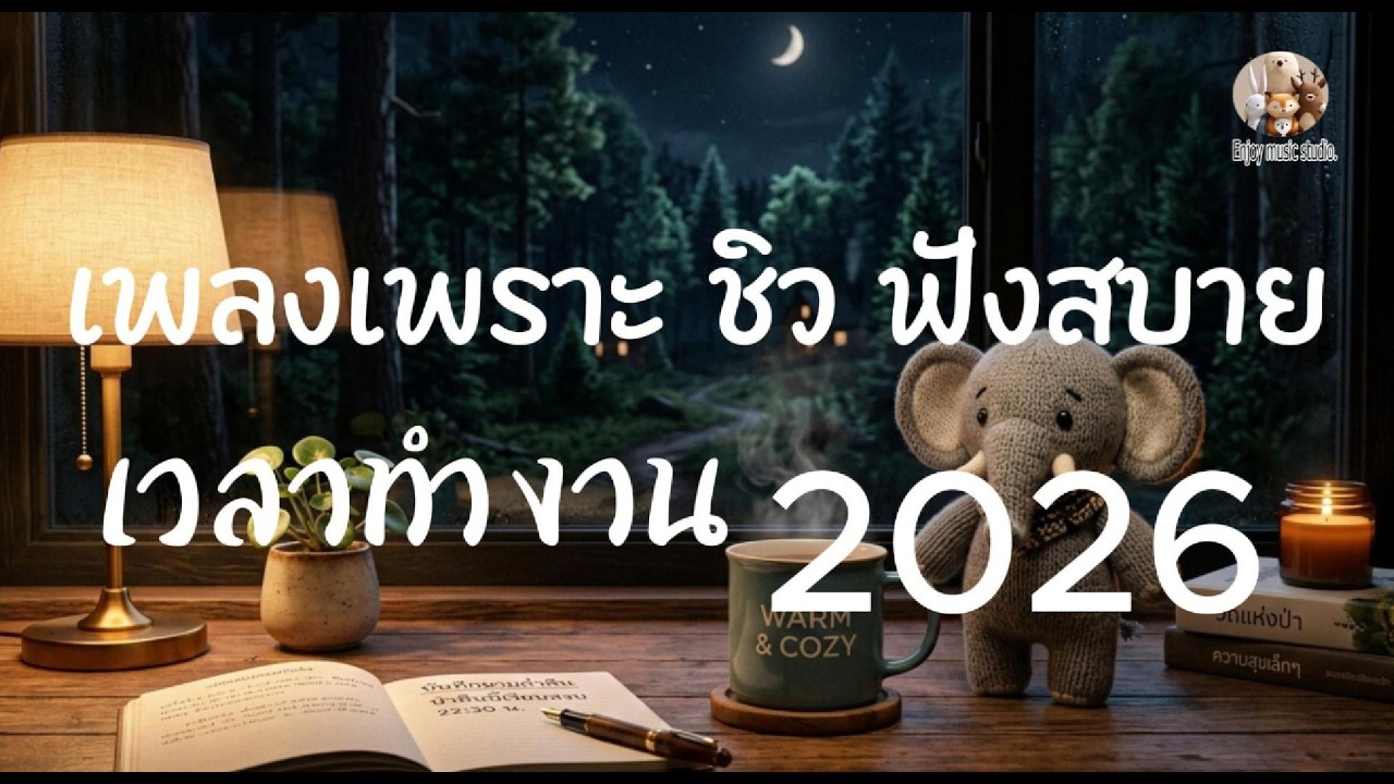 *ใหม่* เพลงเพราะ ชิวๆ สบายๆ ฟังเวลาทำงาน 2026 l Enjoy music studio.