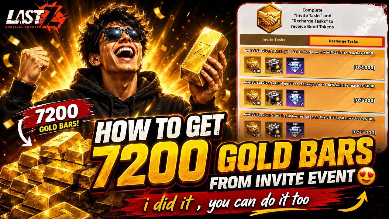 GOLD BAR INVITATION EVENT IS SO GOOD !! | Last Z : Survival Shooter | #LastZCreator