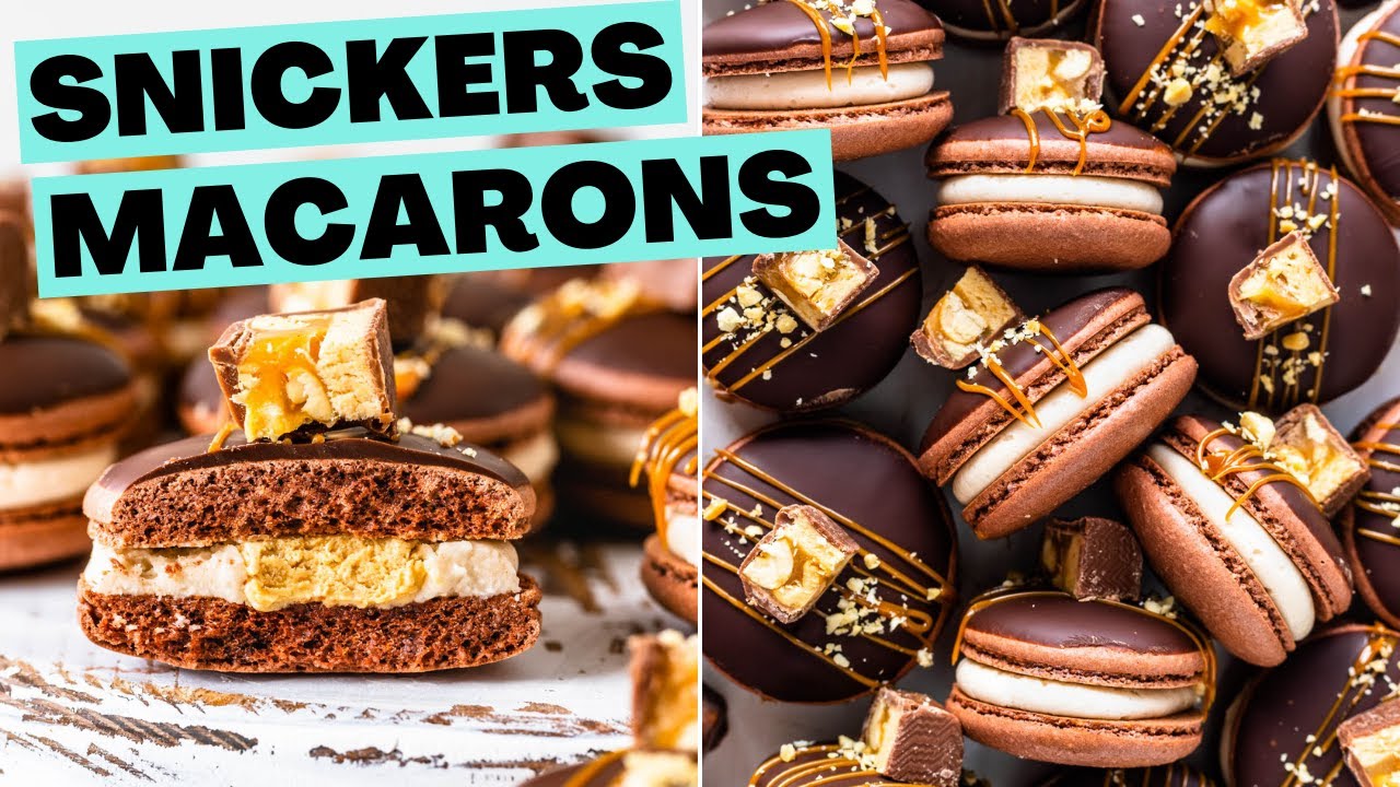 Snickers Macarons
