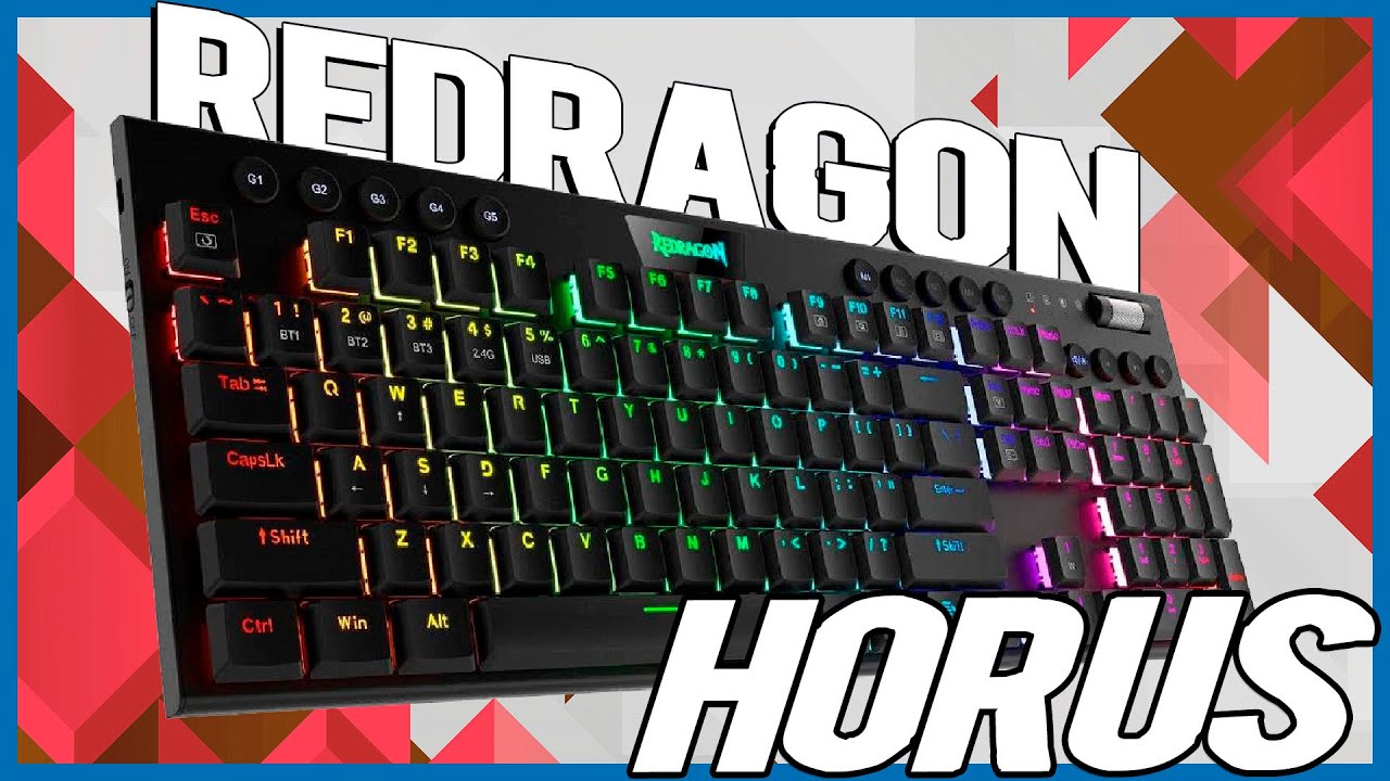REDRAGON HORUS es el TECLADO MECÁNICO MAS COMPLETO 🔥 REVIEW COMPLETA