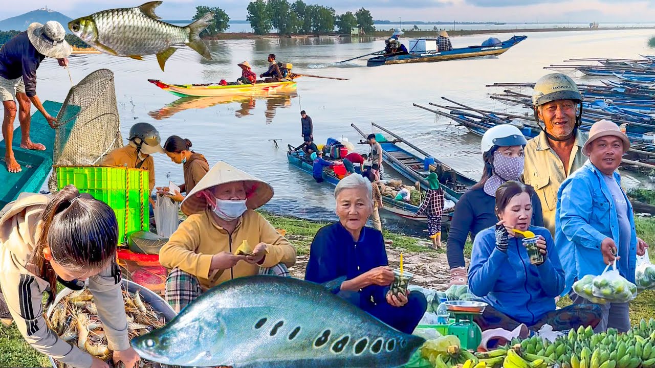 Bến Cá Hồ Nước Ngọt Nhân Tạo Lớn Nhất Việt Nam║Xúc Động Từng Phần Quà Về Làng Việt Kiều Campuchia