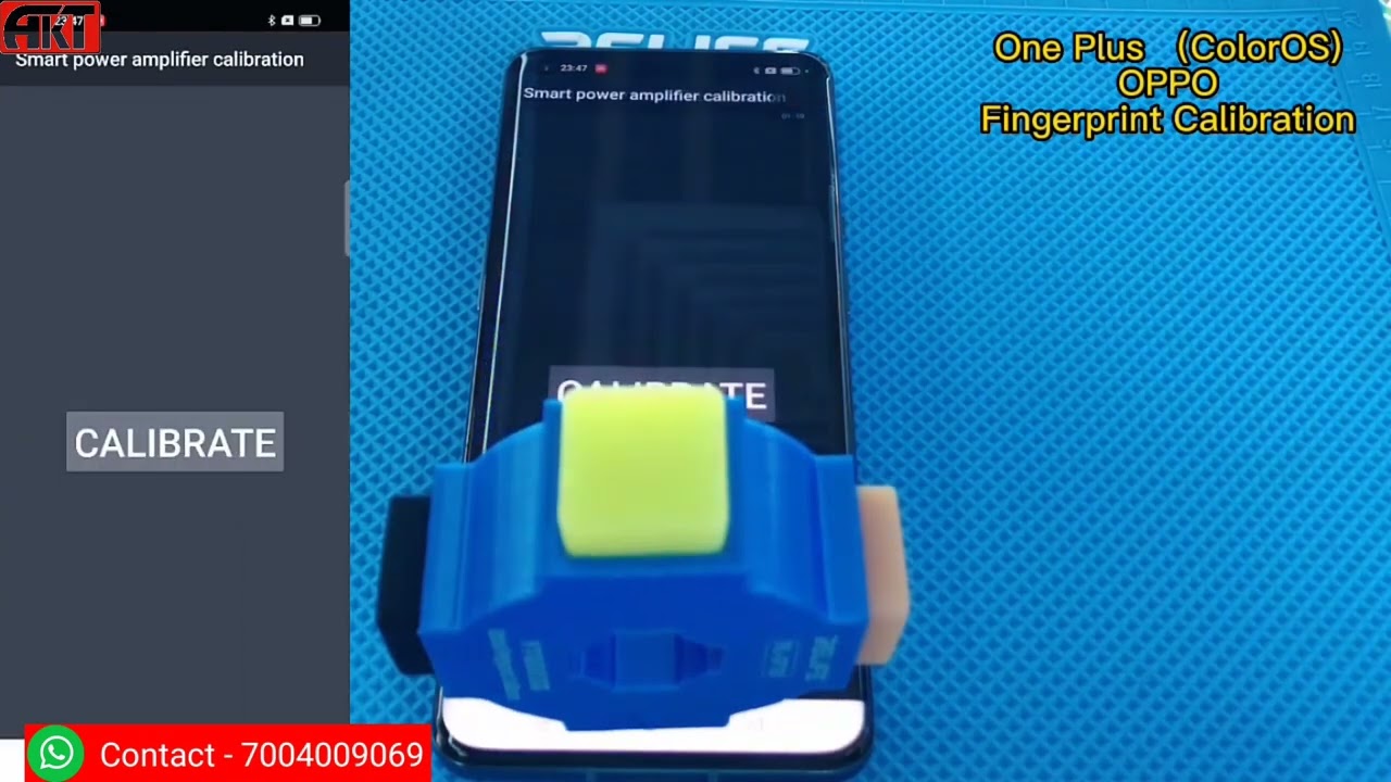 Oneplus,Oppo screen fingerprint calibration operation |RL-071B 4in1 fingerprint #akinfotools #akinfo