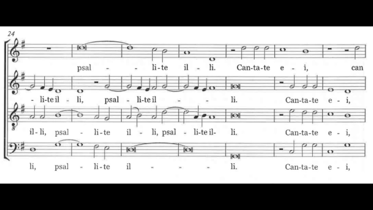 Exsultate Justi - Tenor Emphazied