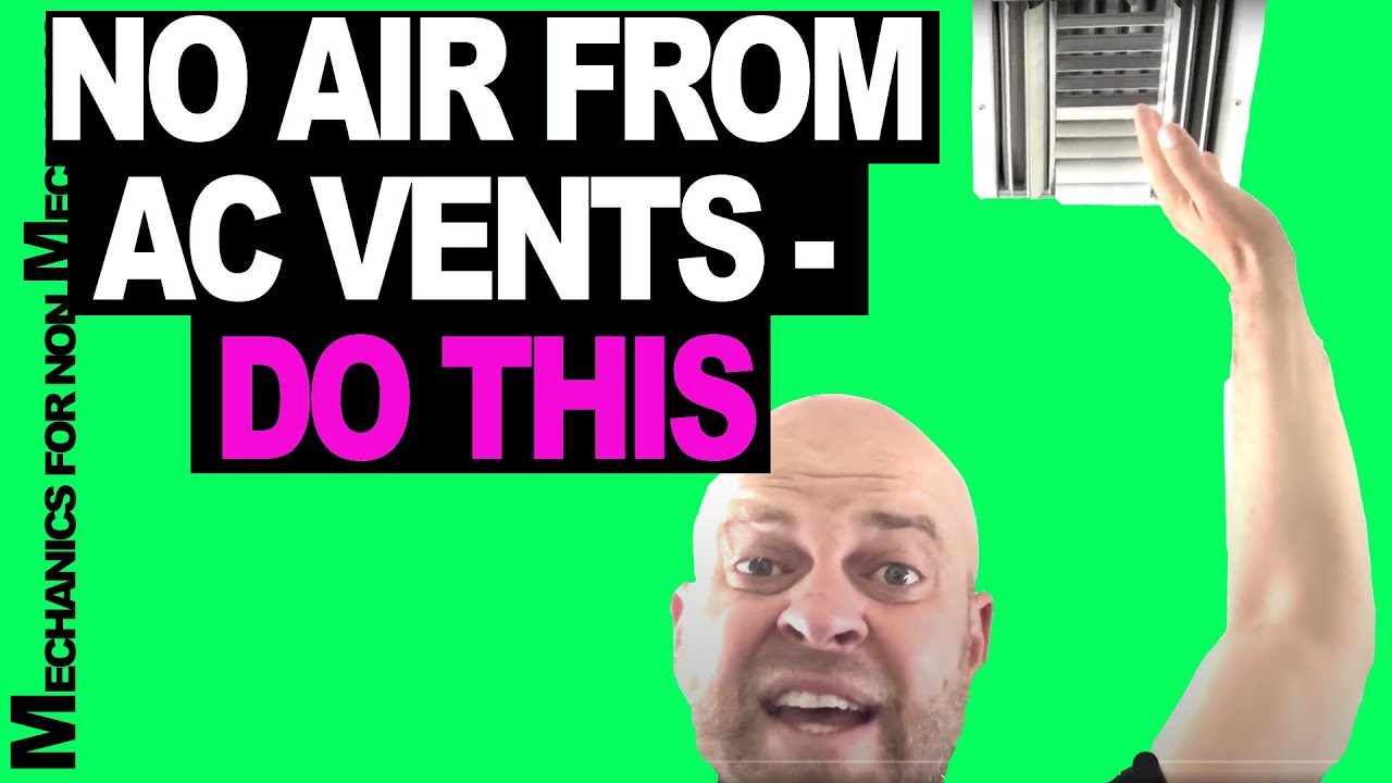 No Air From Your AC Vents? Try This First!
