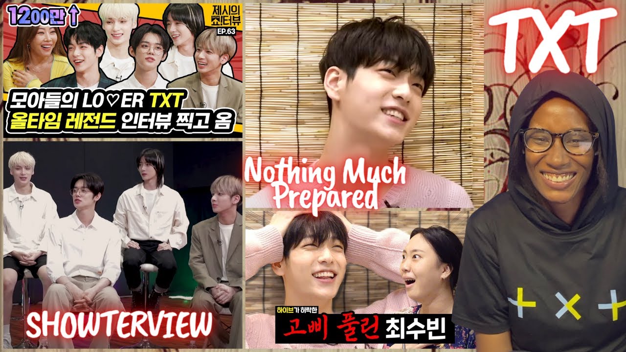 Showterview with Jessi & TXT EP 63 & SOOBIN x YOUNGJI on Nothing Much Prepared 💜 | REACTION