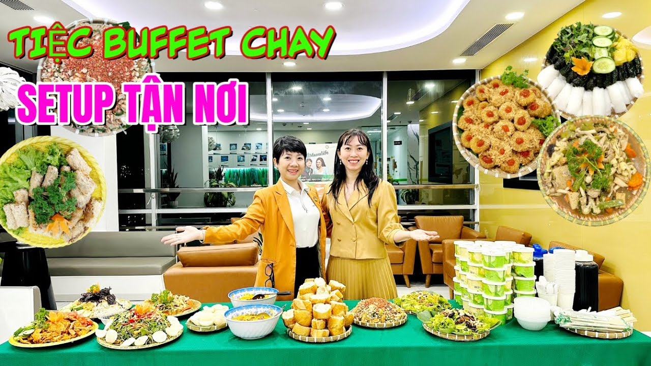 Lần Đầu Trải Nghiệm Bữa Tiệc Buffet Chay Được Phục Vụ Tận Nơi Từ A-Z Khiến KH Bất Ngờ Và Khen Nức Nở