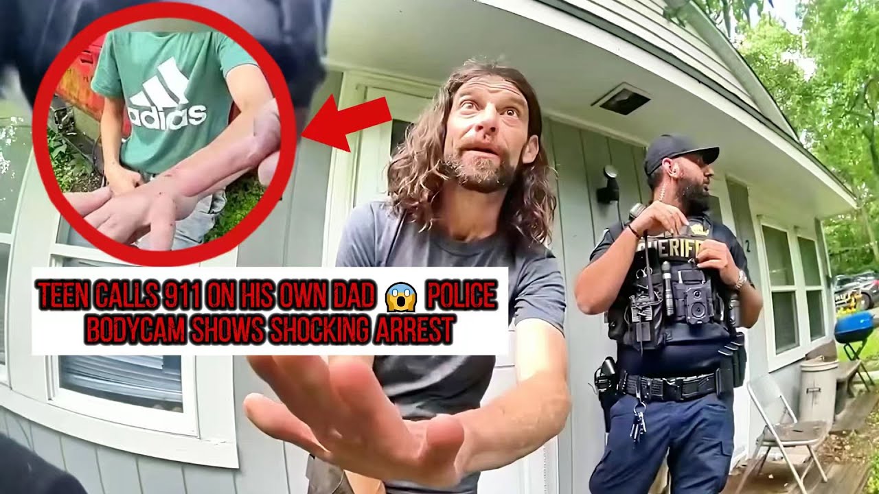 Father Arrested After Son Calls 911 | Shocking Domestic Dispute Caught on Police Bodycam