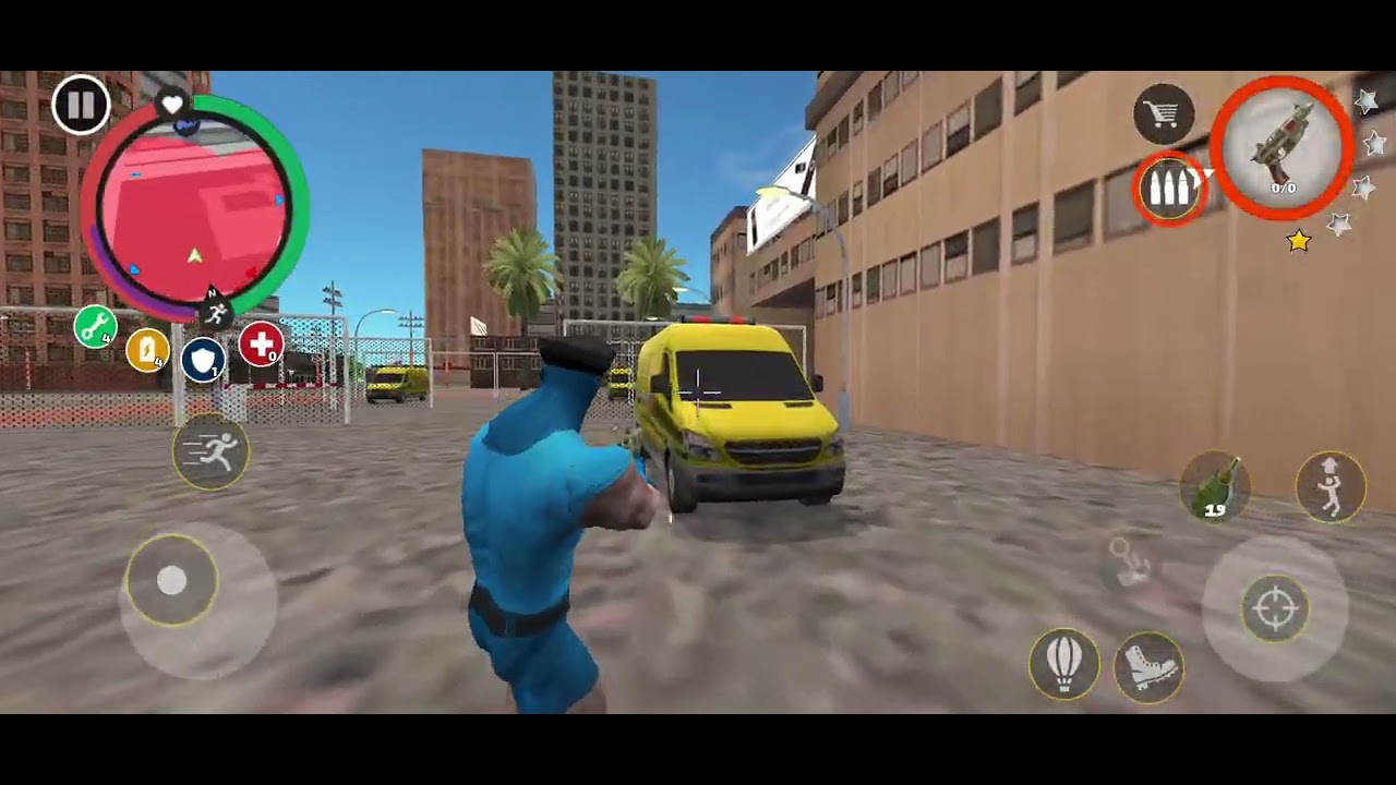 Rope hero vice town ( all guns free me or try bhi ) (GAMING GURU 93)
