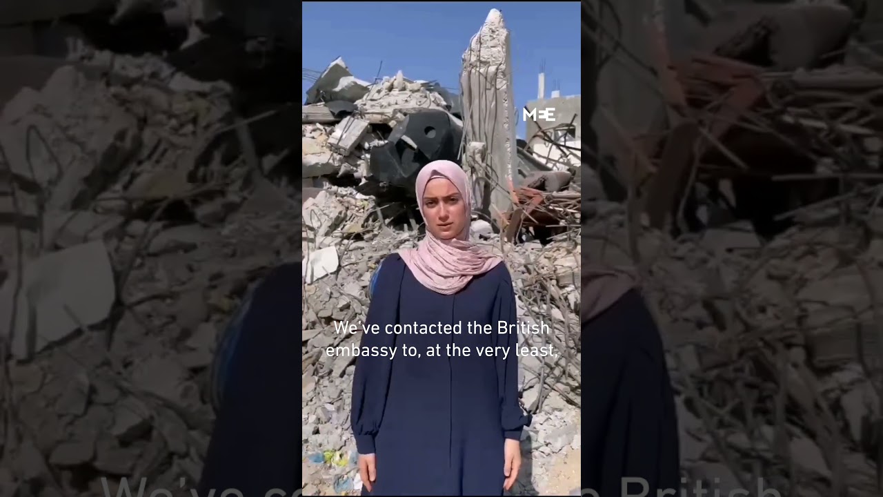 British-Palestinian students urge the UK government to evacuate them and their families from Gaza