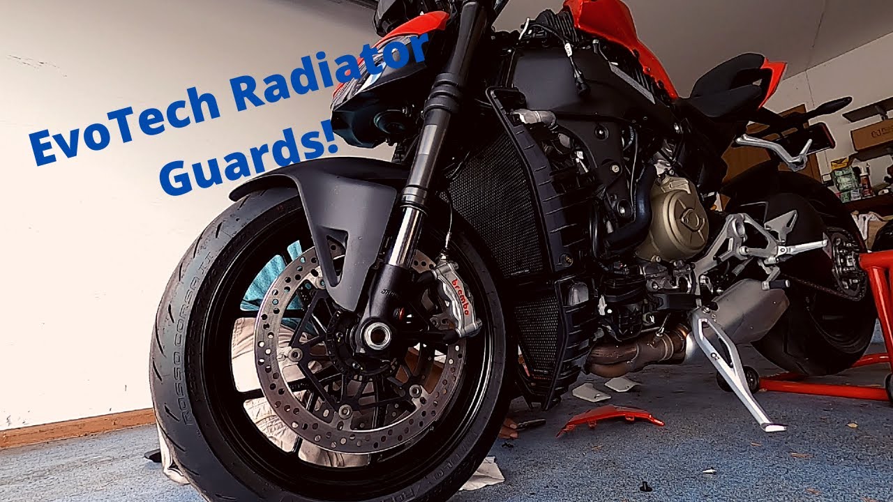 2020 Streetfighter V4 EvoTech Radiator Guard Install