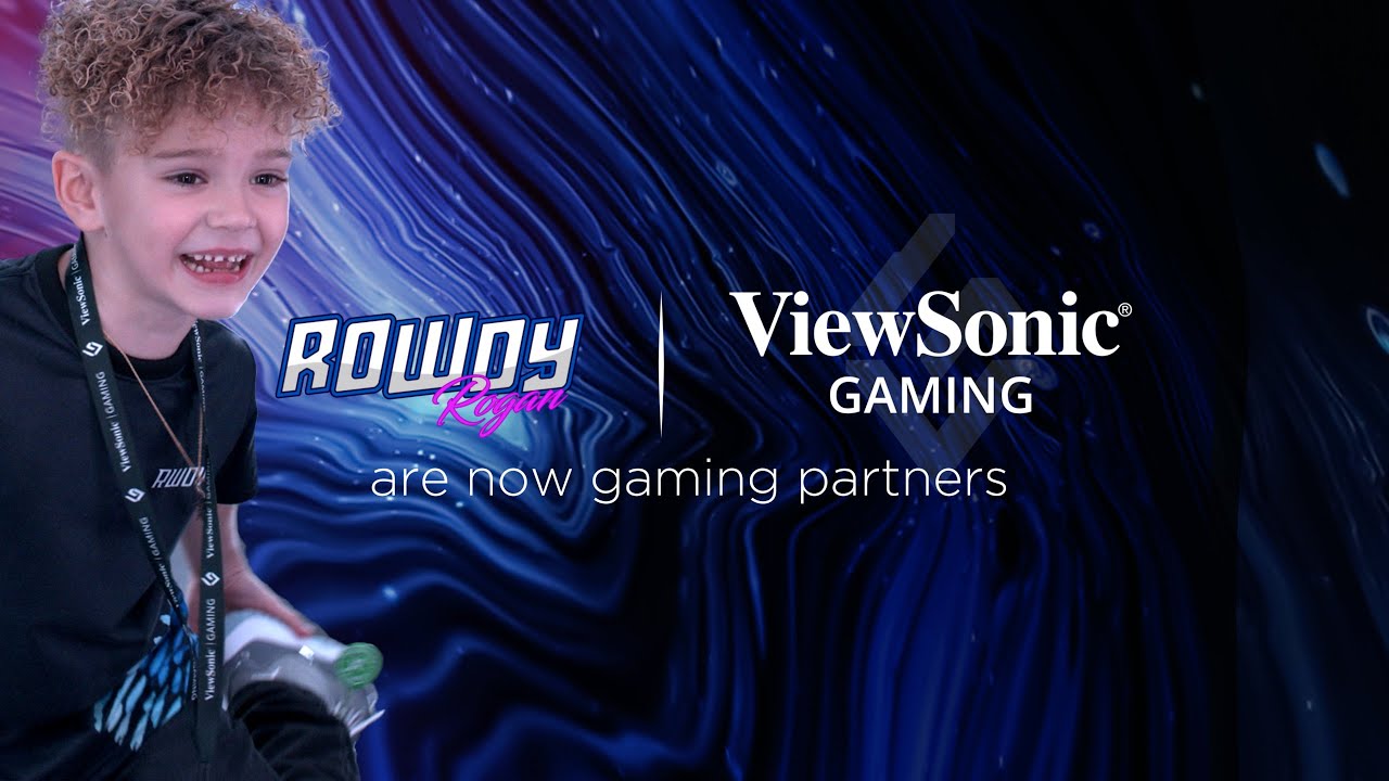 Rowdy Rogan Levels Up with ViewSonic Gaming