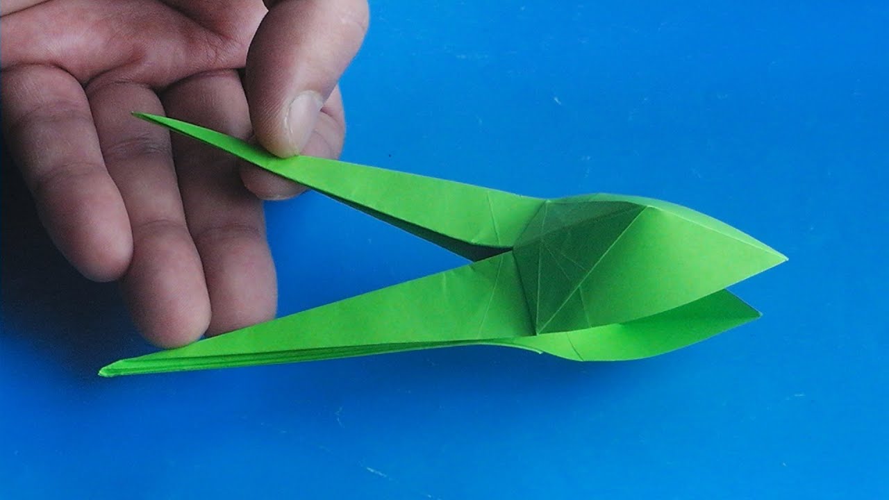 Оригами хваталка из бумаги // Origami paper grab