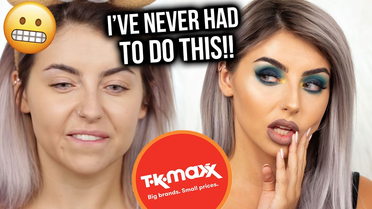 I FAILED SO HARD! TESTING TKMAXX / TJMAXX MAKEUP! FULL FACE OF FIRST IMPRESSIONS. ABH, MORPHE ETC!