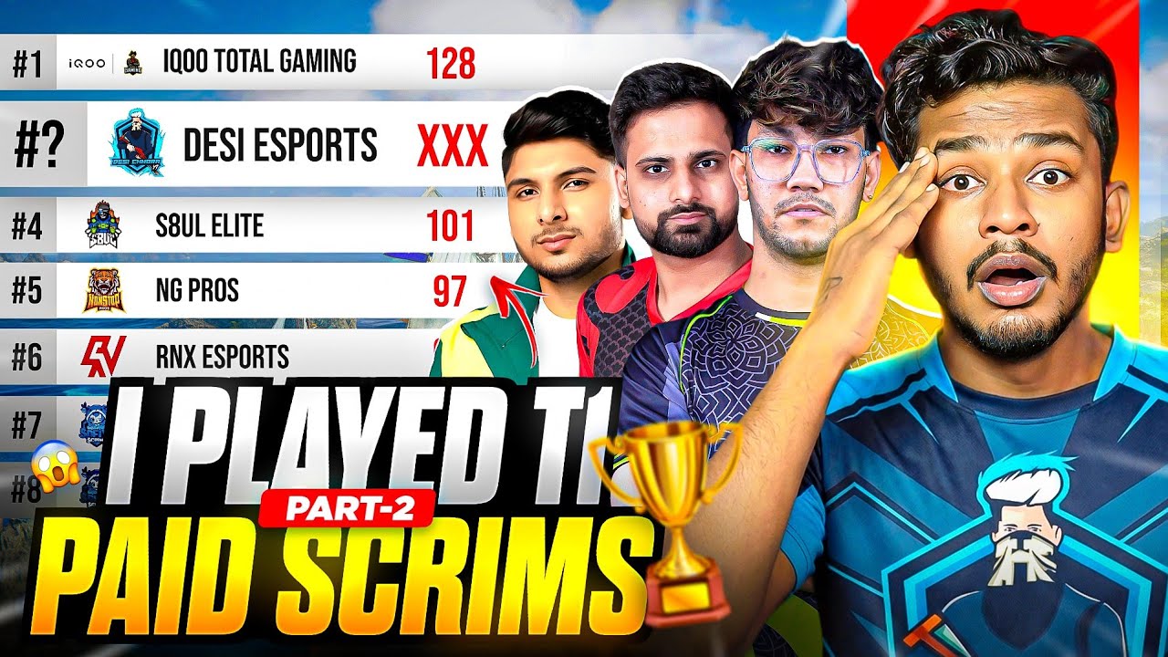 I PLAYED ESPORTS PAID SCRIMS 🤯 - Garena Free Fire 