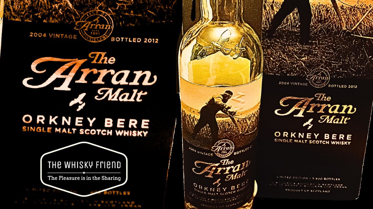 ARRAN ORKNEY BERE BARLEY SINGLE MALT SCOTCH WHISKY.....