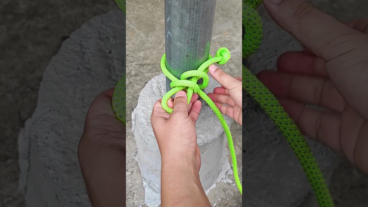 How to tie a clothesline knot