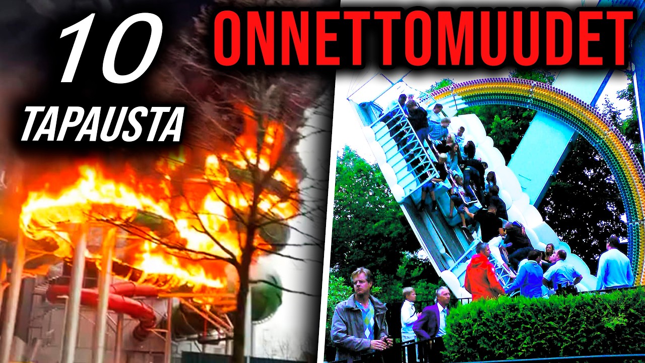 10 PAHINTA huvipuisto-onnettomuutta #2