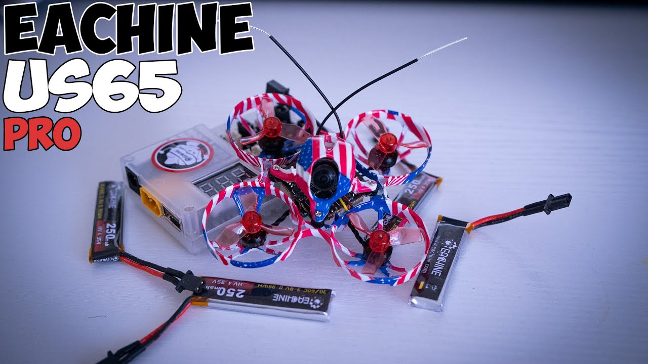Eachine US65 | Обзор и полеты 2s вупа