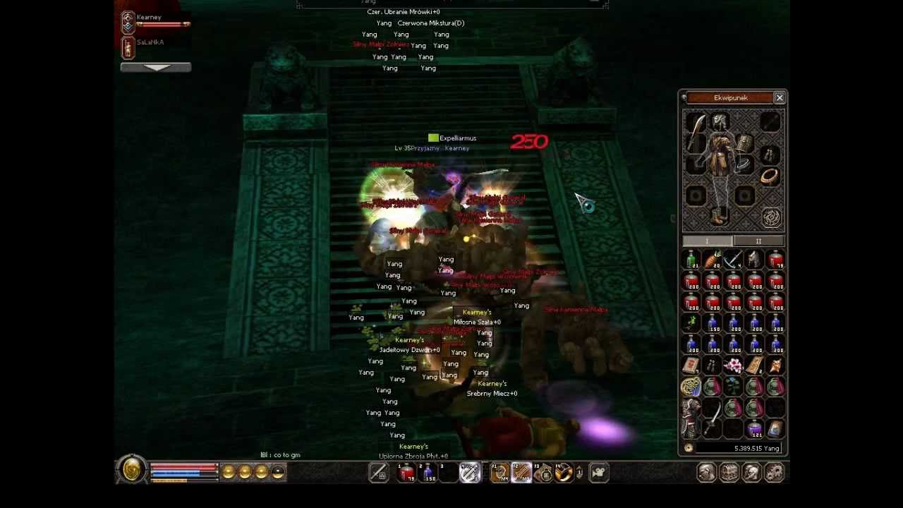 Metin2PL Kearney Sura WP 35LvL vs Trudny Loch Małp, Wódz orków, Metin Cienia