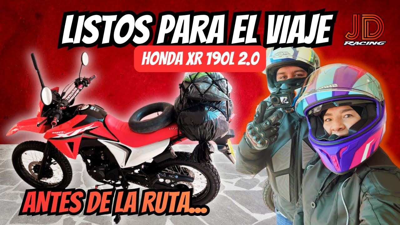 LISTO PARA EL VIAJE🧳🔥 Así preparo mi XR190L 2.0 para un viaje largo