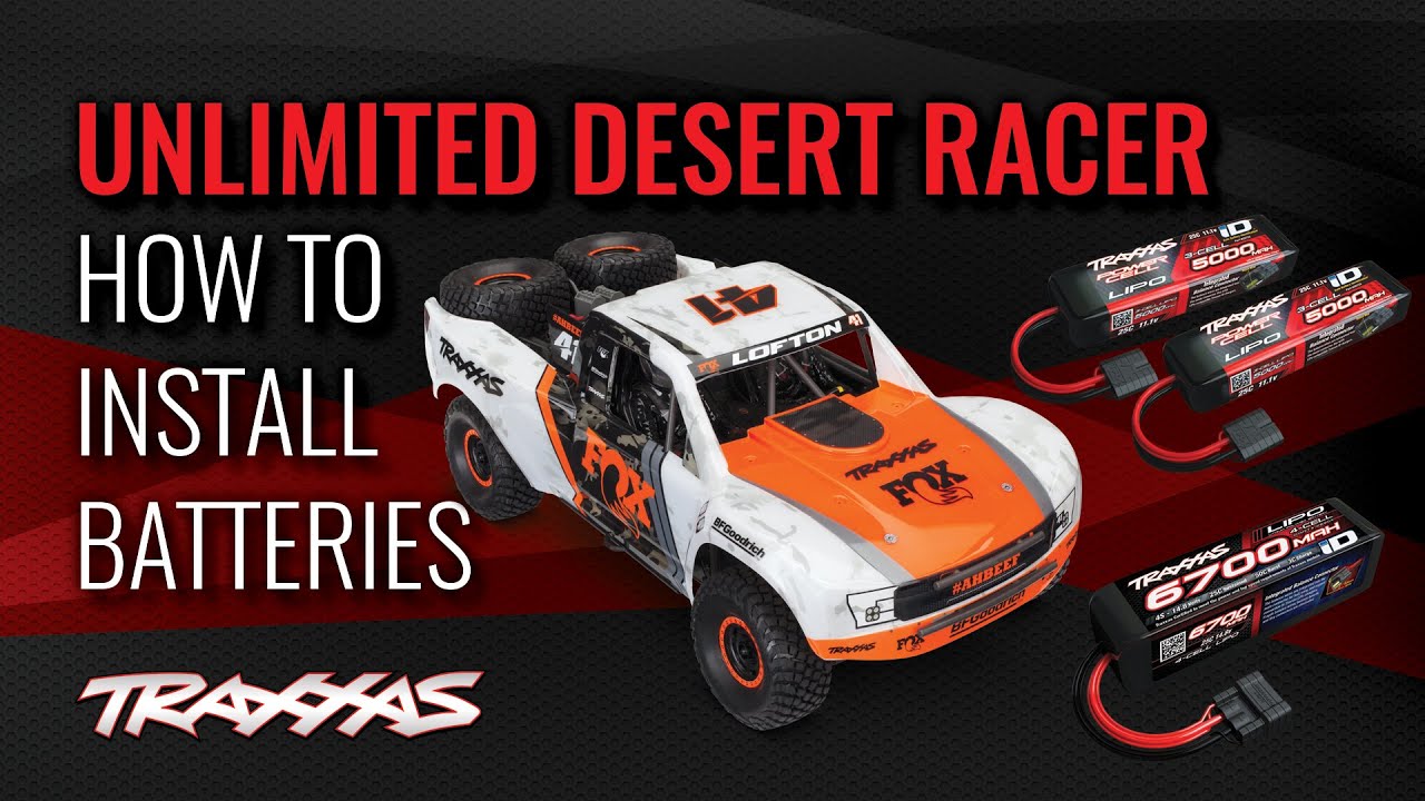 Как установить батареи | Unlimited Desert Racer