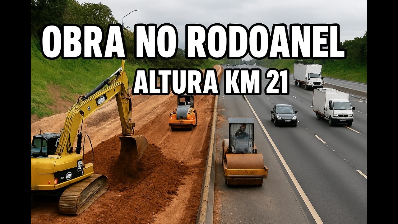 Obras Rodoanel altura km 21 Carapicuiba
