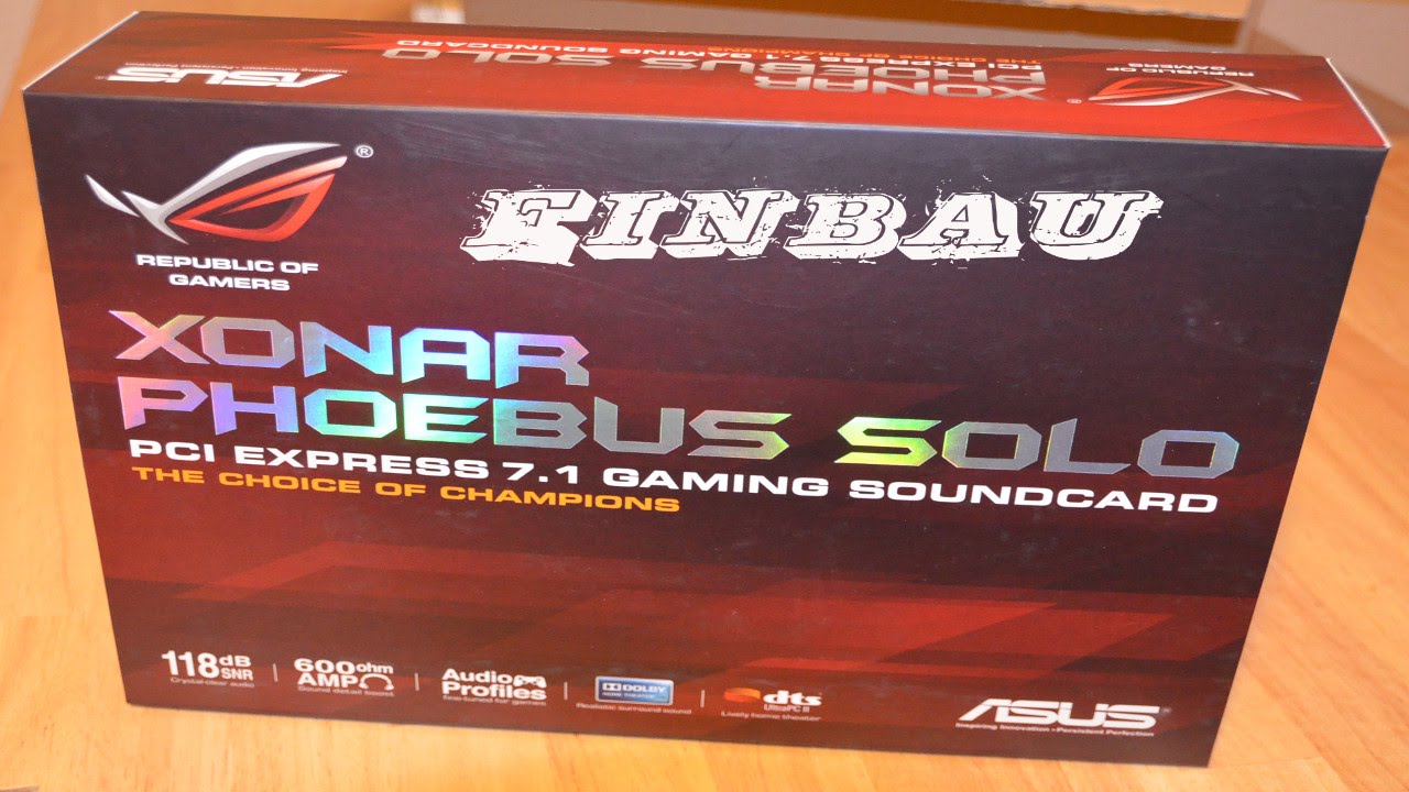 Einbau Tutorial / Anleitungs Video der Asus ROG Xonar Phoebus Solo Gaming Soundkarte