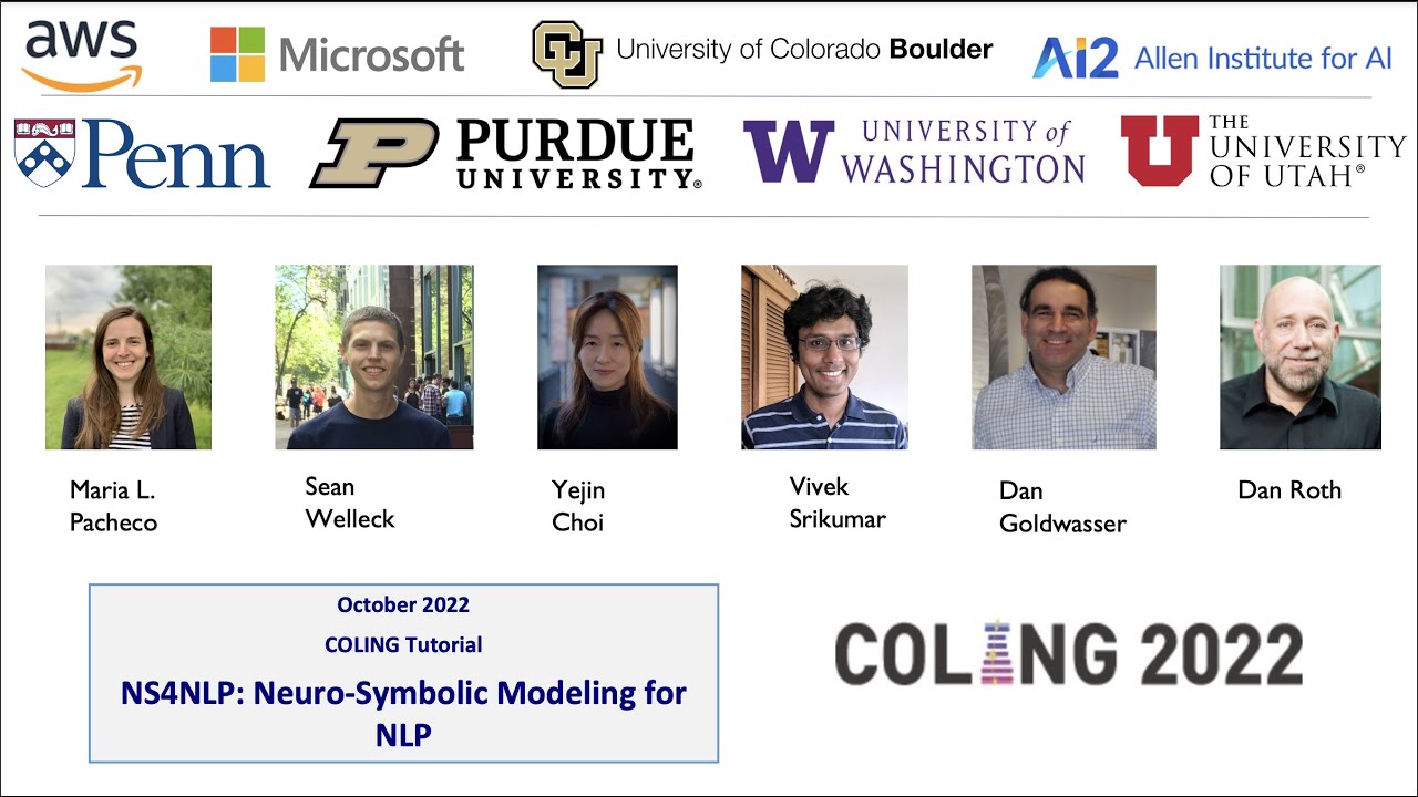 Neuro-Symbolic Modeling for NLP: COLING 2022 Tutorial
