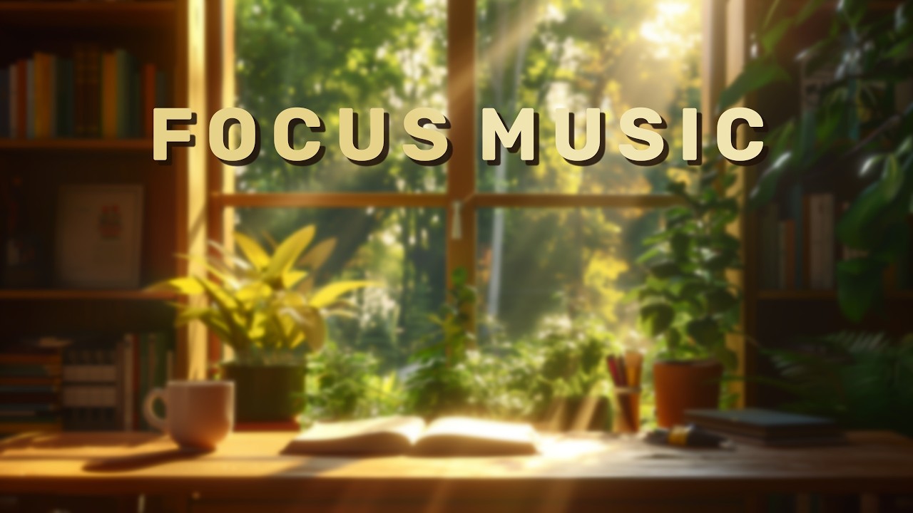 Focus Music ☀️ Cozy Calm Piano for Study, Reading & Work | 90 Minutes