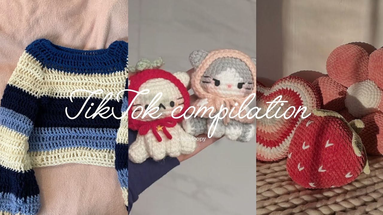 TikTok compilation videos #crochet  #handmade 