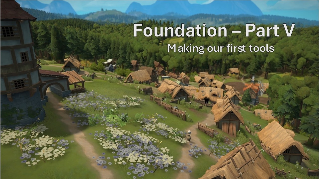 Making our first tools in Foundation | Medieval City Builder | Part V