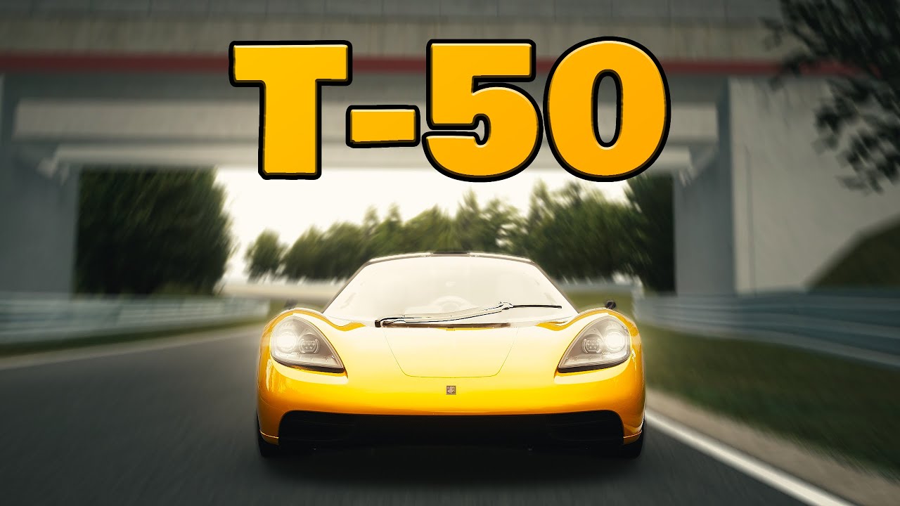 How fast can the MANUAL GMA T-50 lap the NORDSCHLEIFE? ASSETTO CORSA
