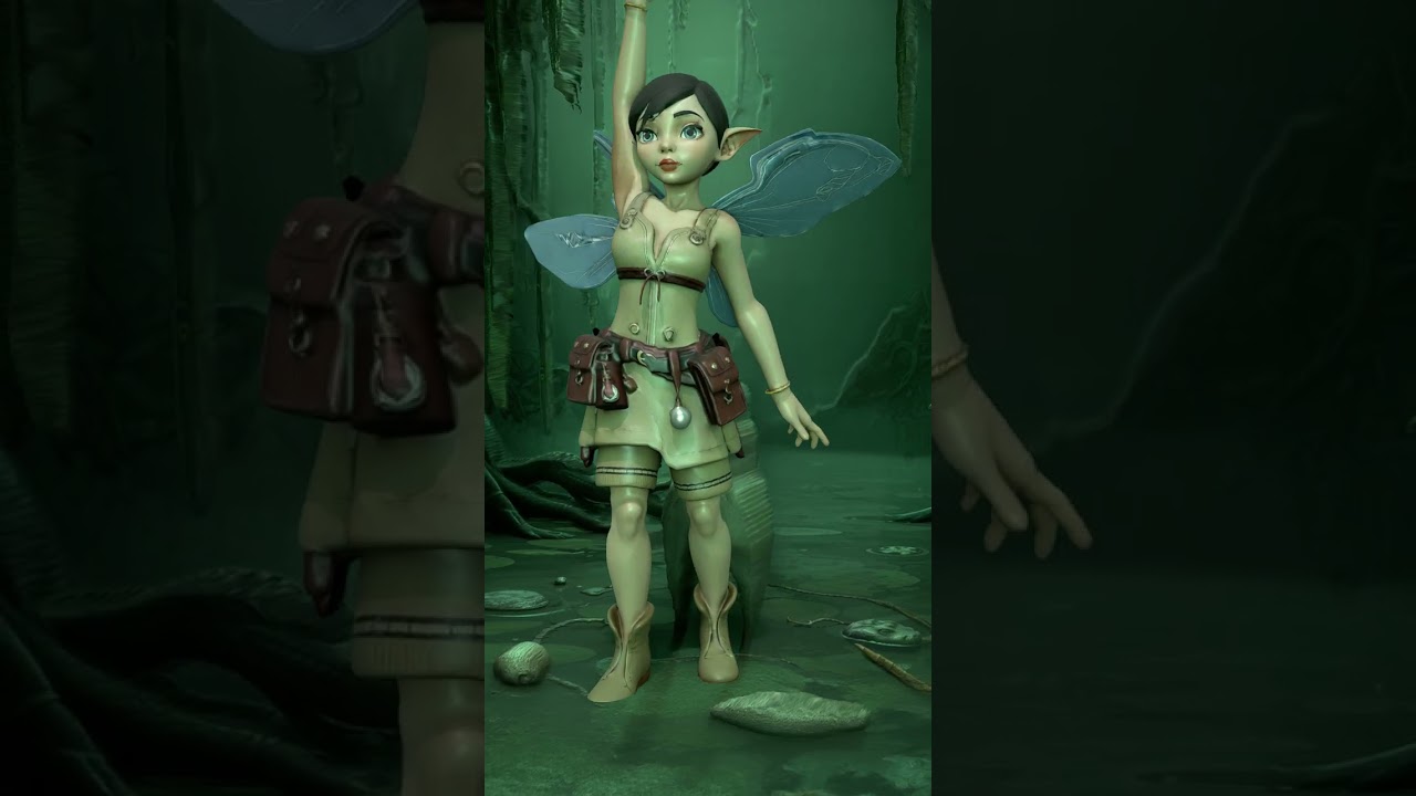 A humanoid lizardfolk shaman (one head, one torso, two arms, two legs) with scaled emerald skin, ...