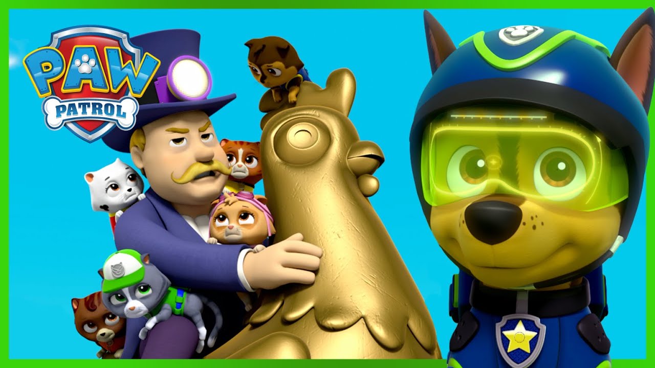 Pups Rescue Chickaletta's Statue! - PAW Patrol - Cartoons for Kids Compilation
