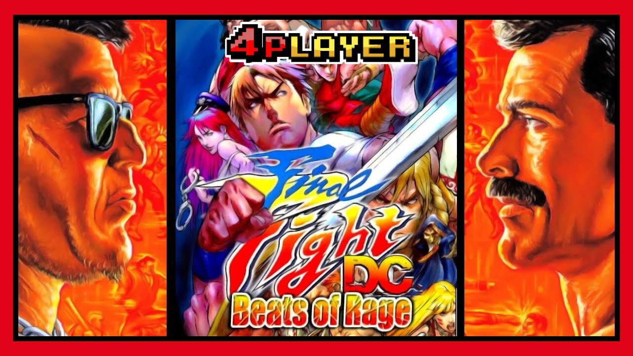 Final Fight DC - 4 Players Cinematic  Playthrough (OpenBoR)
