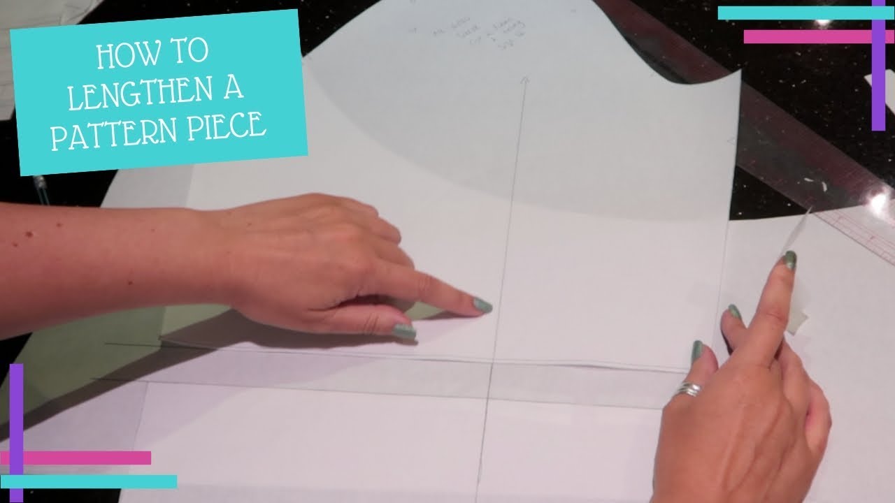 How To / How I :: Adding Length To A Pattern Piece