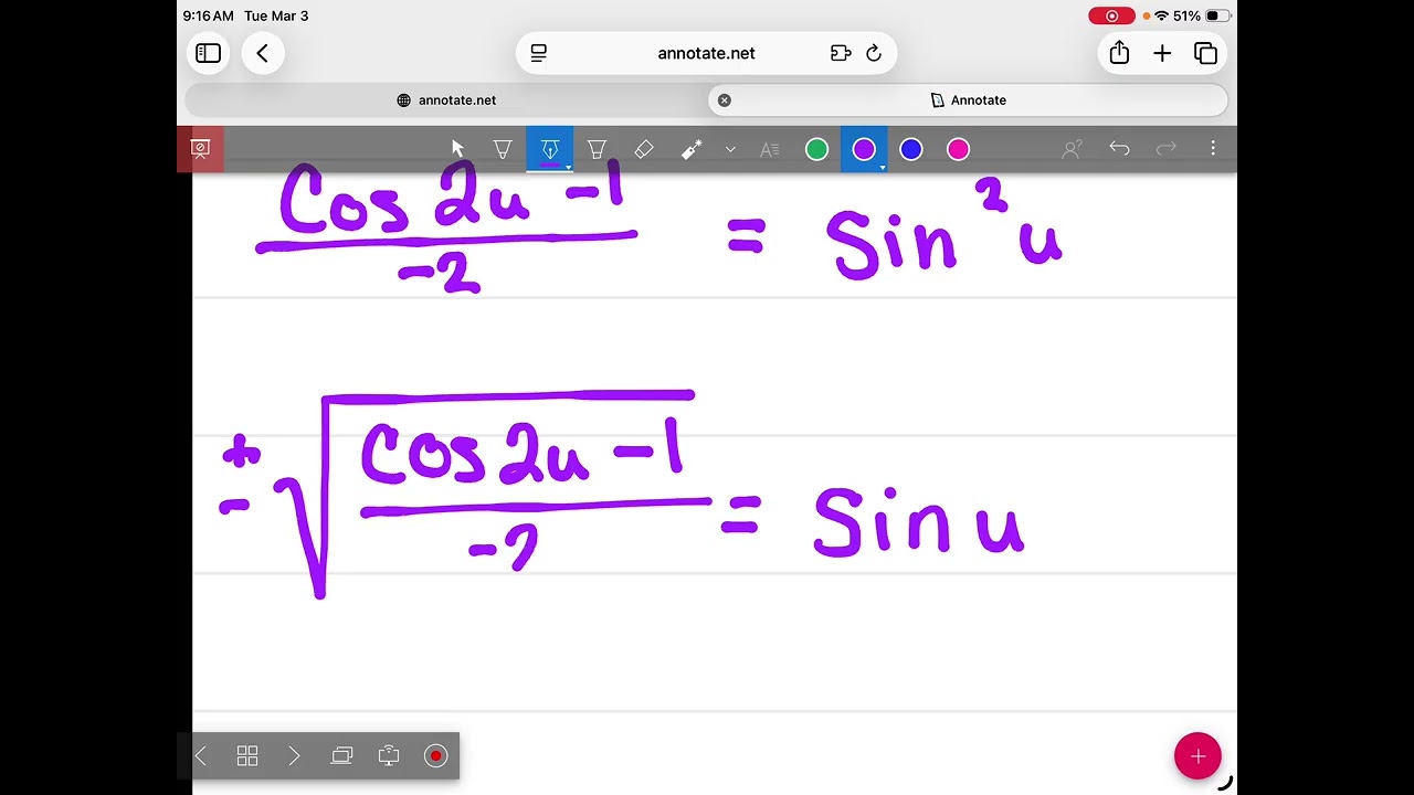 Precal 3.3.26 half angles 
