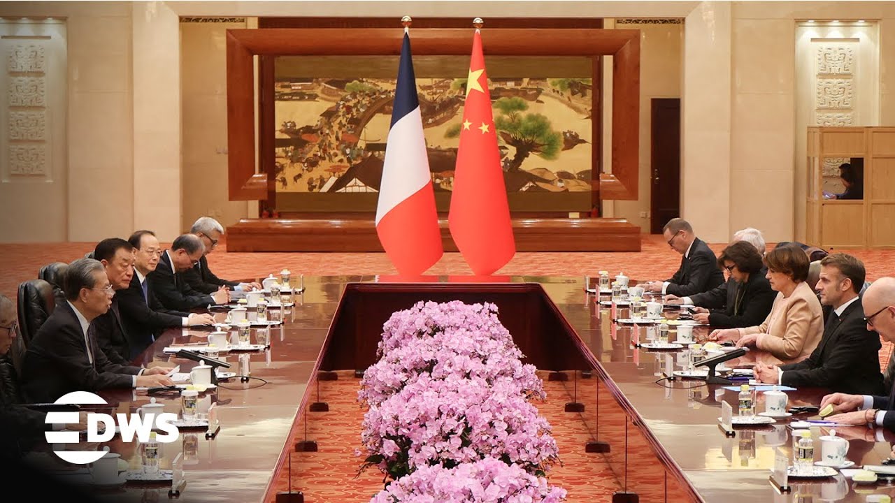 FULL BILATERAL MEETING: Macron Meets Zhao Leji in Beijing | France&ndash;China High-Level Talks | AC1E