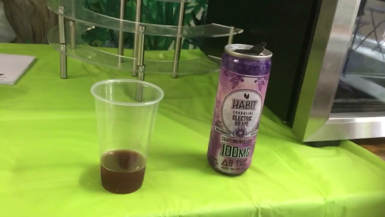 Habit CBD 100mg Delta 9 new Grape soda.