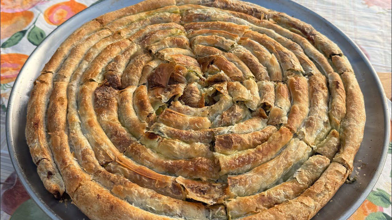 Pite Spirale me Spinaq 💛e Artë, Krokante dhe Plot Shije Shtëpie 👌