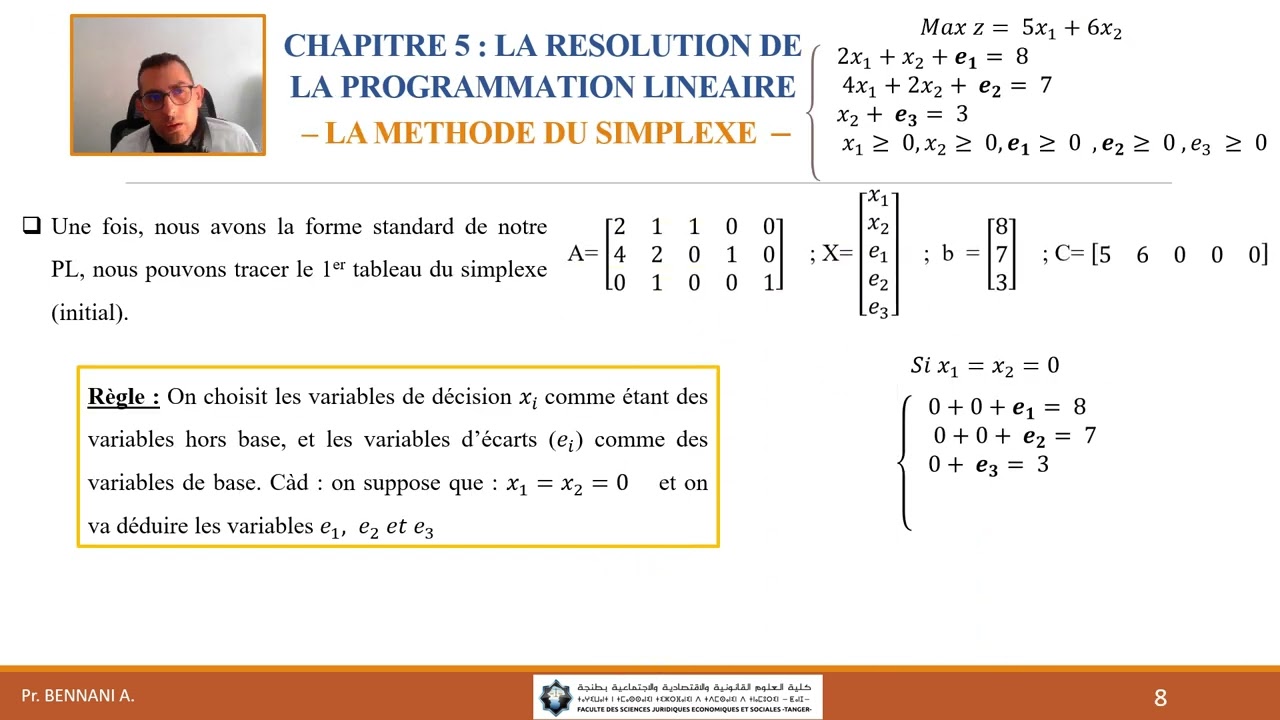 Séance 3 RO_ La Méthode Du Simplexe et Analyse de la Sensibilité