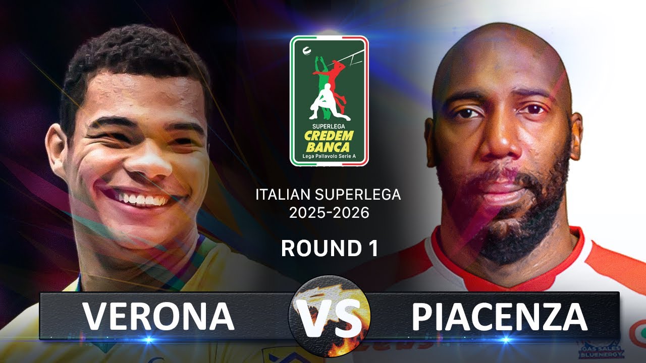 Verona vs Piacenza | Italian Volleyball SuperLega 2025/2026