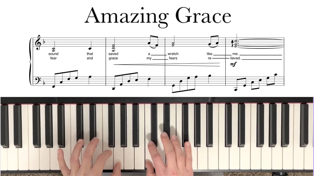 Amazing Grace- Easy Piano