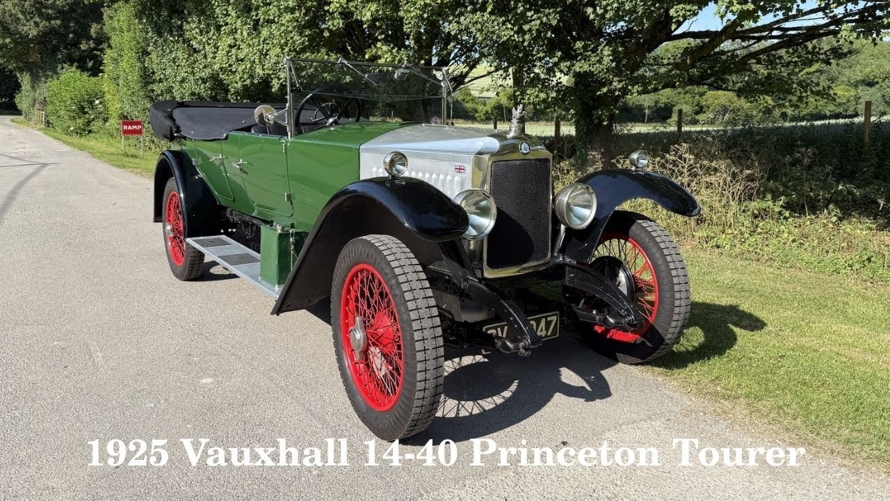 NOW SOLD - 1925 Vauxhall 14-40 Princeton Tourer with Robin Lawton Vintage & Classic Cars