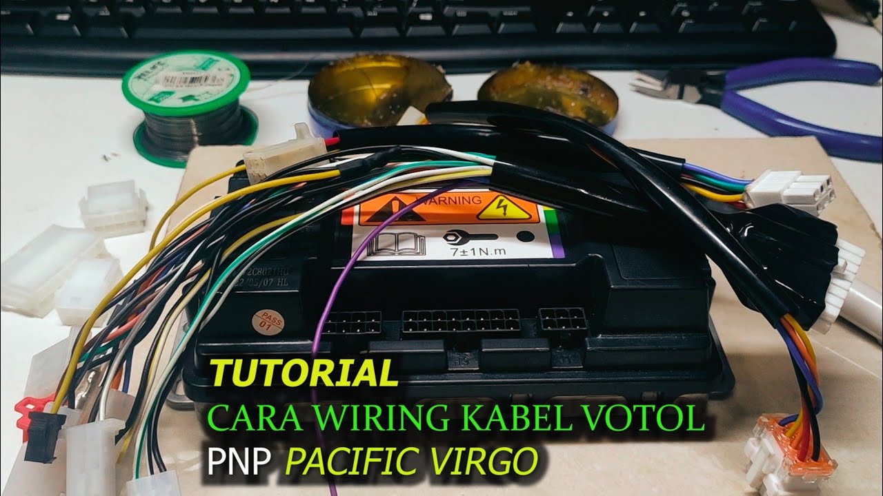 TUTORIAL LENGKAP CARA WIRING KABEL MOTOR LISTRIK VOTOL PNP PACIFIC VIRGO@putradewataproduction