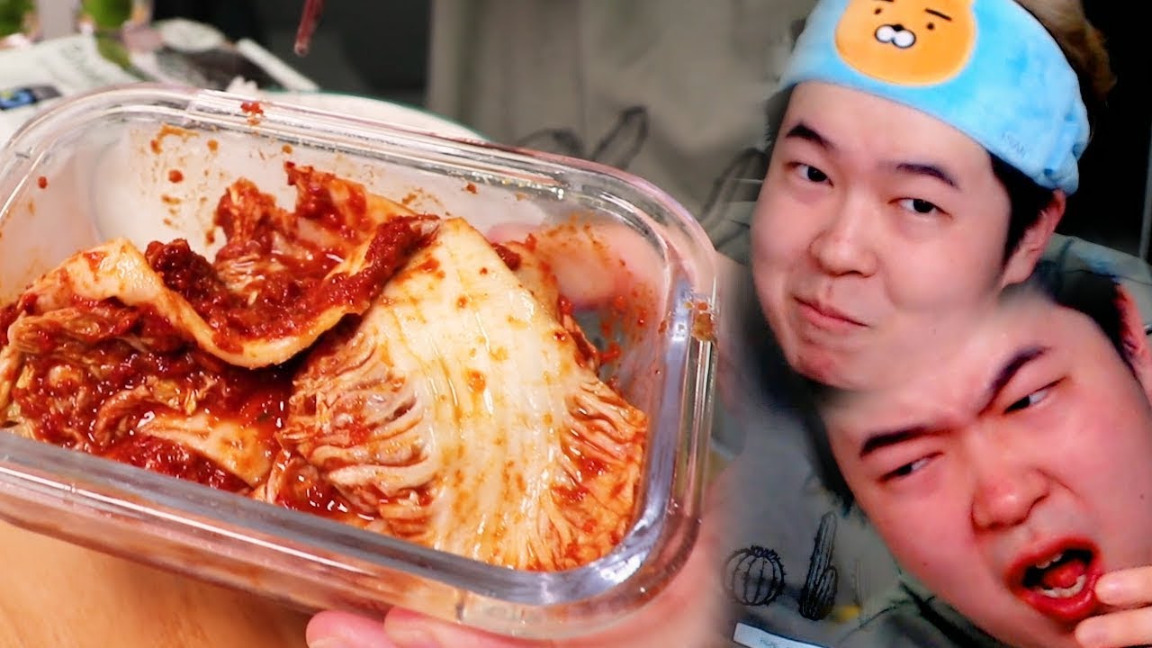 매운 김치!! 실비김치 먹방입니다!!